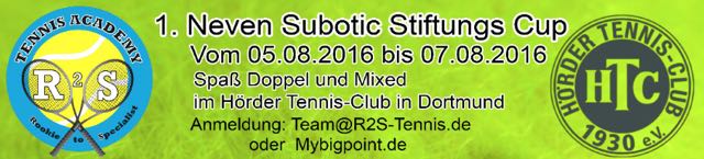 Hoerder Tennis-Club: 1. Neven Subotic Stiftungs-Cup