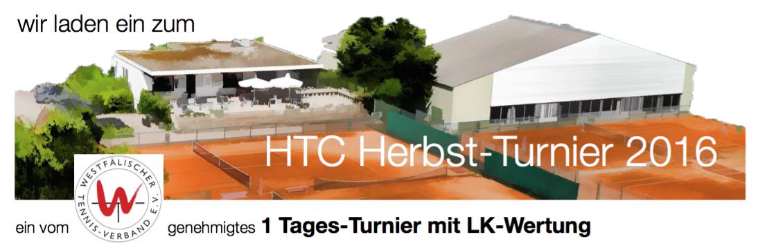 Hörder Tennis-Club: HTC Herbst-Turnier 2016 mit LK-Wertung